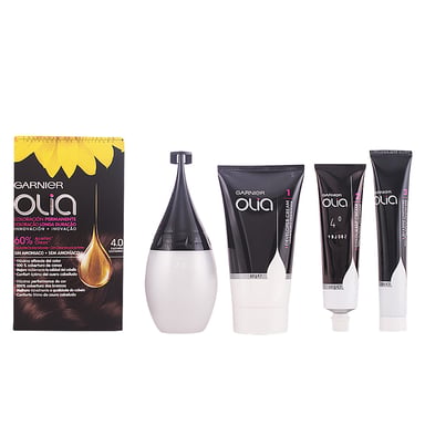 Olia Permanente Kleur #4,0 Kastanjebruin Set 4 stuks