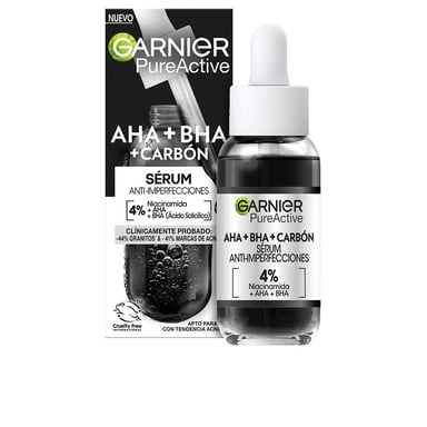 Pure Active Aha + Bha + Houtskool Serum tegen imperfectiones 30 ml