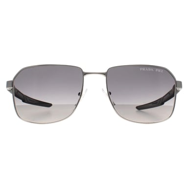 Prada Sport Aviator Heren Zilver Grijs Gradiënt Gepolariseerd PS54WS