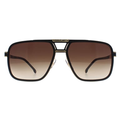 Carrera Aviator Heren Zwart Goud Bruin Gradiënt Carrera 1071/S