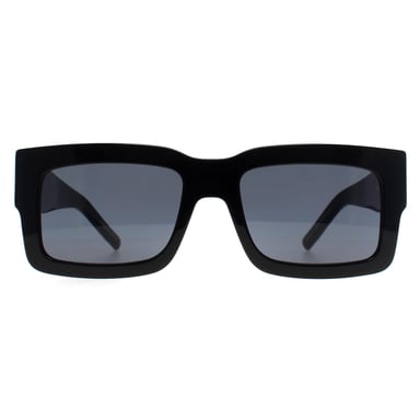 Hugo Boss Rechthoek Dames Zwart Grijs BOSS 1654/S