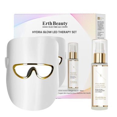 HYDRA GLOW LED THERAPIE SET (LED LICHTTHERAPIE MASKER wit met HA Serum)