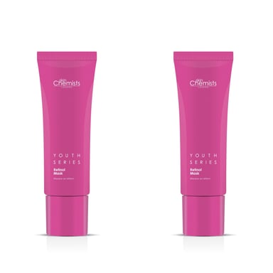 skinChemists Jeugdserie Retinol & Bakuchiol Masker 50ml x 2 Duo Pack