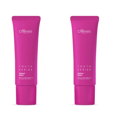 skinChemists Jeugdserie Retinol Masker 50 ml x 2 Duo Pack