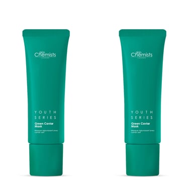 skinChemists Jeugdserie Groene Kaviaarmasker 50ml x 2 Duo Pack