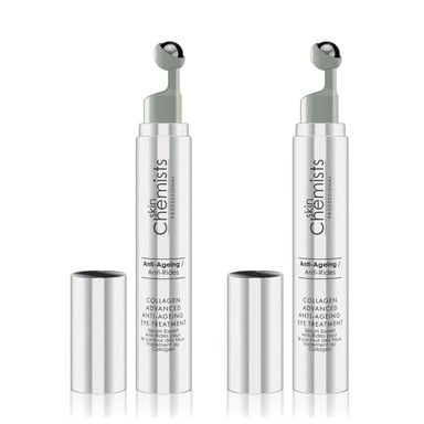 skinChemists Collageen Geavanceerde Anti-Veroudering Oogbehandeling 15 ml x 2 Duo Pack