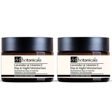 Dr Botanicals Lavendel & Vitamine C Dag- en Nachtcrème 50 ml x 2 Duo Pack