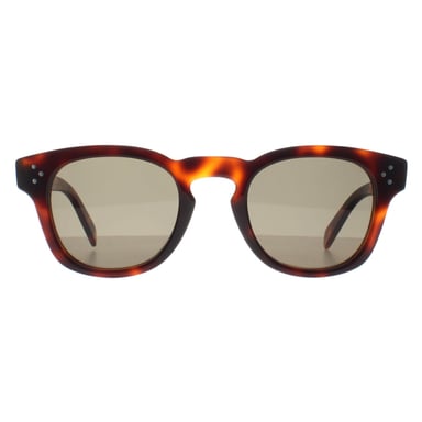 Celine Bold 3 Dots CL40233I 53N blond havana groen zonnebril