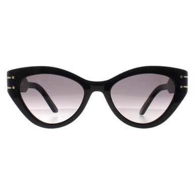 Dior DiorSignature B7I 10A1 glanzend goud smoke gradiënt zonnebril