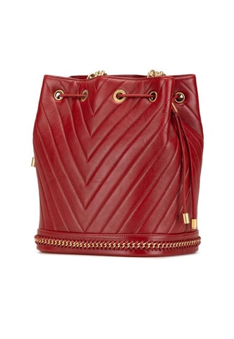 Chanel Chevron Gewatteerde Lederen Emmer