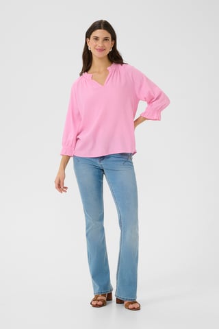 Blouse met lange mouwen Regular fit pink