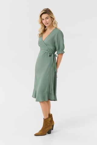 Jurk Feminine green
