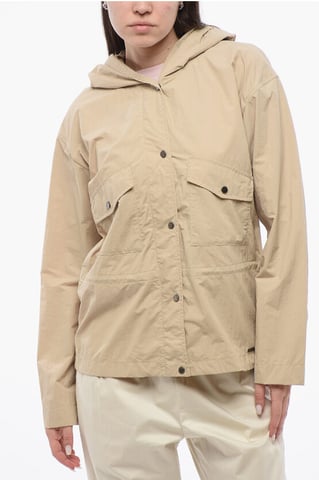 TICKSEED Windjack met capuchon in beige