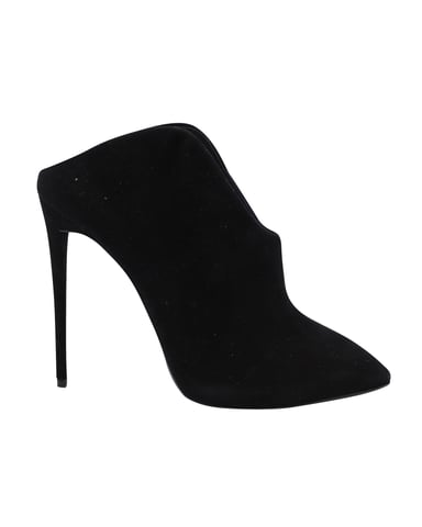Giuseppe Zanotti Olinda Puntige Teen Muilen in Zwart Suède