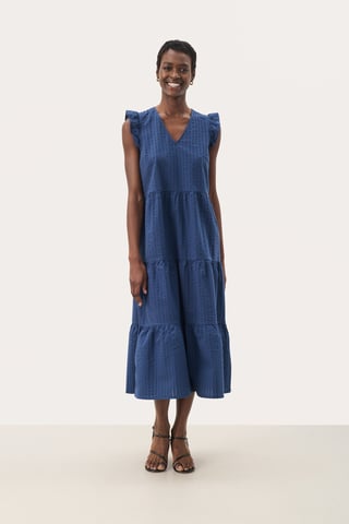 Jurk A-shape blue