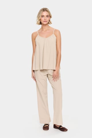 Mouwloos shirt Loose fit Plaza Taupe