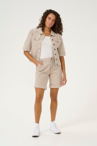 Short Loose fit Dune/White Stripe sand