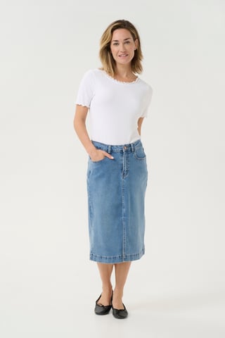 Rok A-shape Reno Medium Blue Denim
