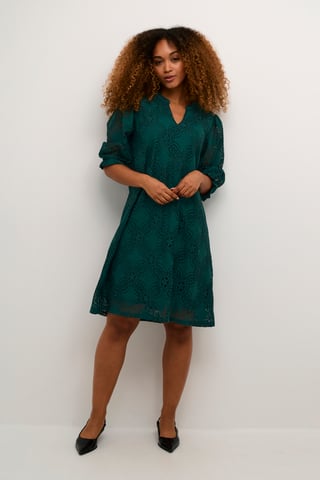 Jurk Relaxed fit green