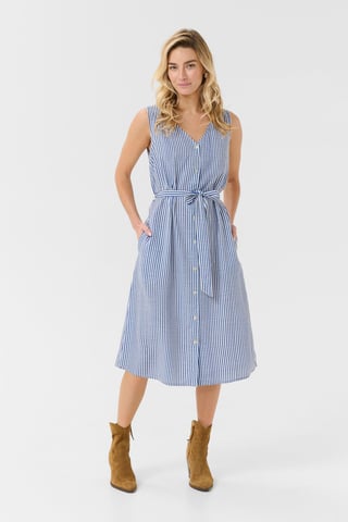 Jurk Feminine Blue Milkboy blue white
