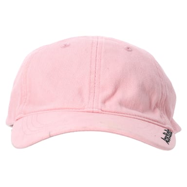Acne Studios Twill Logo Baseball Cap in Pink Cotton