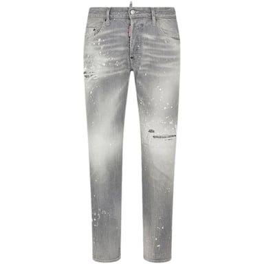 Dsquared2 Skater Jean Paint Splatter Jeans met lichtgrijze wassing