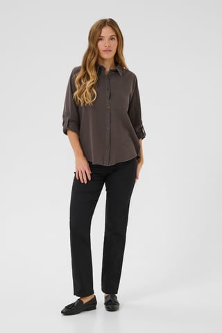 Overhemd met lang mouwen Regular fit Black Oyster