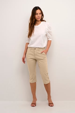Capribroek Slim/ Regular fit Dune beige