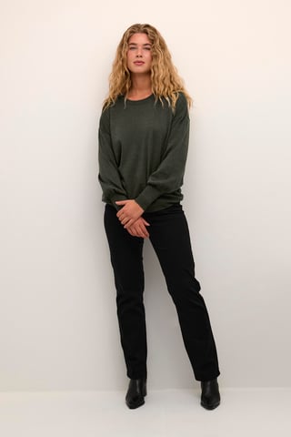 Pullover Loose fit dark green