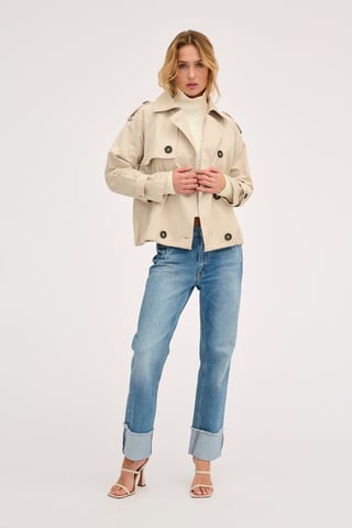 Jas Loose fit cream