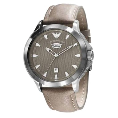 Emporio Armani Herenhorloge Kwarts Zilver