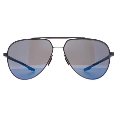 Porsche Design P8935 C donkergrijze blauwe spiegelzonnebril