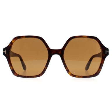 Tom Ford Romy FT1032 52E donker havana bruin zonnebril