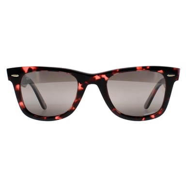 Ray-Ban Wayfarer 2140 1334G3 transparant roze havana zilver chromance zonnebril