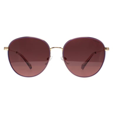 Polaroid PLD 6215/S/X S9E KL goud violet gepolariseerde zonnebril