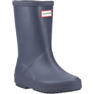 Hunter Kids First Boot Rubberen Marineblauwe Regenlaarzen