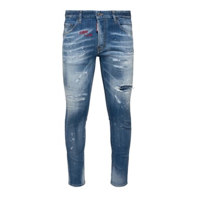 Dsquared2 Donkerblauwe Skaterjeans