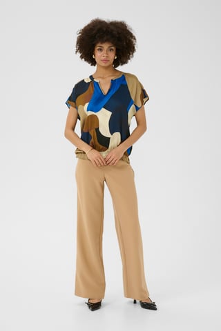 Blouse met korte mouwen CUdana Relaxed fit multicolour