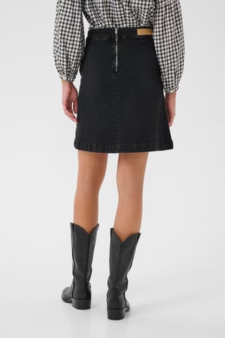 Denim rok SaigePW A-shape black
