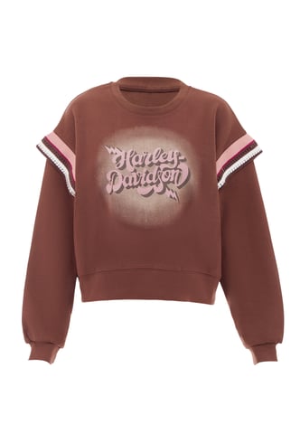 Mymo Sweatshirt vrouwen koffie