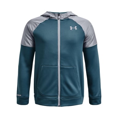 Under Armour Juniors Fleece Grid Full-Zip Top in blauw voor jongens