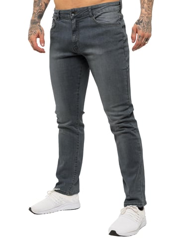 Kruze Heren Rechte Benen Stretch Jeans