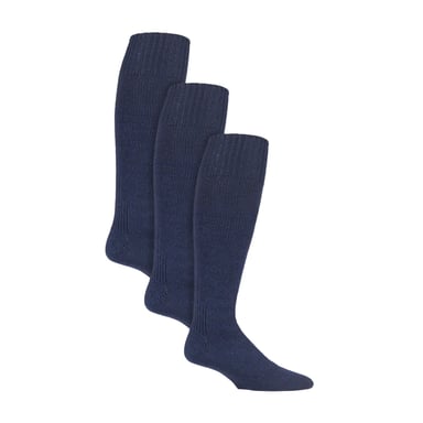 3-Pack Visserssokken | Lange Wollen Bootsokken voor Mannen | Kniehoge Visserssokken