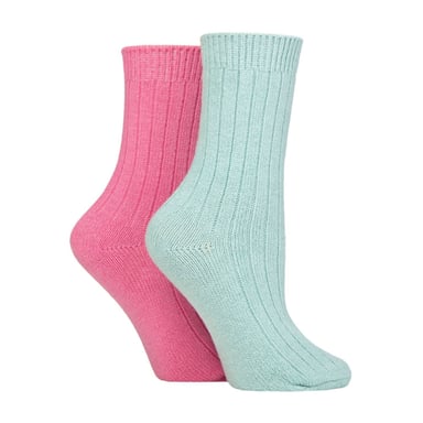 2-pack Dames Kasjmier Wol Bedkousen voor Slaap