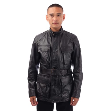 Heren Belstaff Legacy Trialmaster Panther Jacket in Zwart