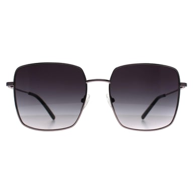 Calvin Klein CK22121S 051 licht ruthenium grijs gradiënt zonnebril