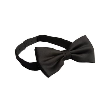 Premier Effen Polyester Strik (Zwart)