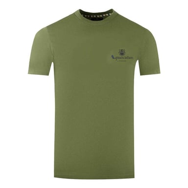 Aquascutum Heren London Aldis Logo T-Shirt (Groen)