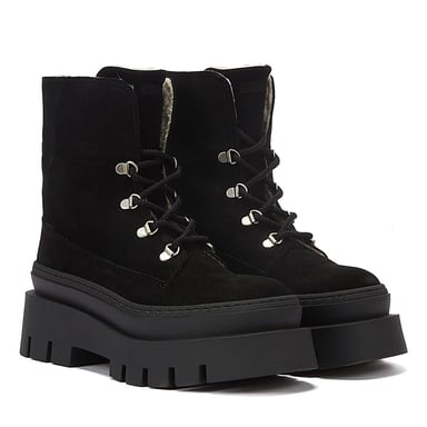 Bronx Evi - Ann Lace Up Suede Dameslaarzen