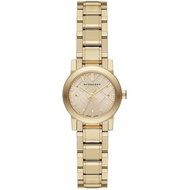 Burberry dameshorloge City Gold BU9227 - Elegant 26mm uurwerk